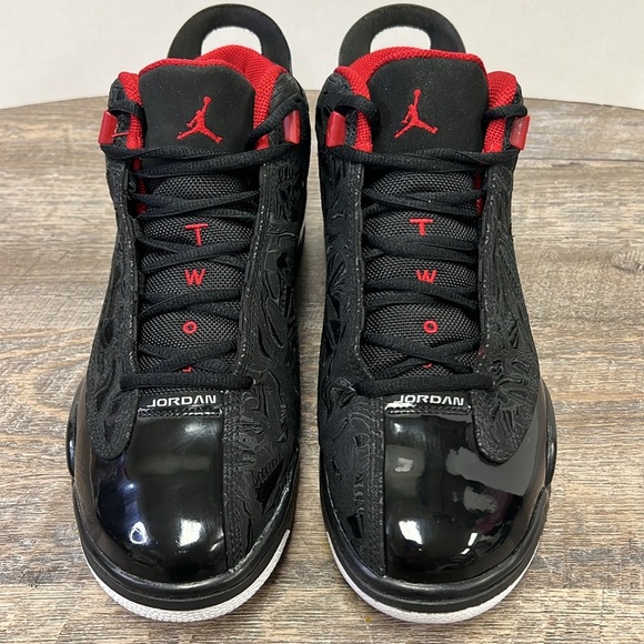 Jordan Dub Zero Black Varsity Red 311046-061 Size 9.5